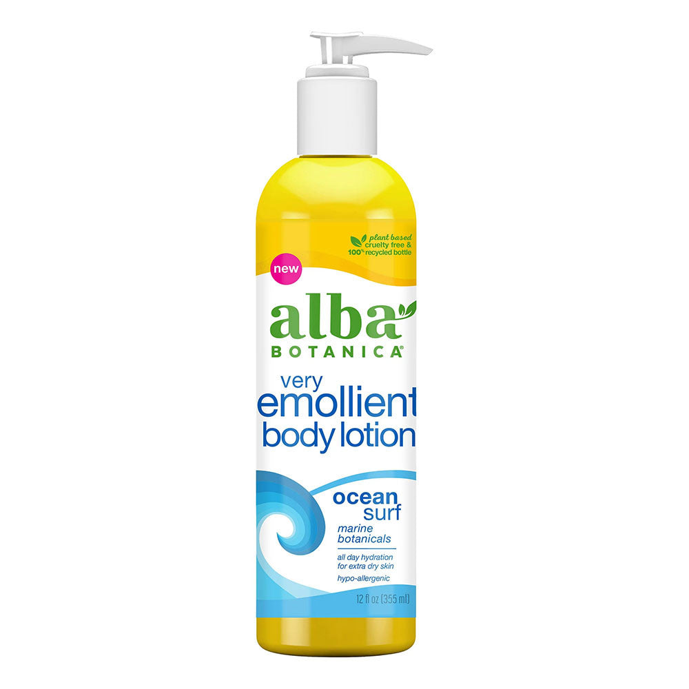 Alba Botanica Ocean Surf Very Emollient Body Lotion, 12 Oz
